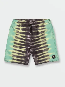 Big Boys Polly Pack Elastic Waist Trunks - Storm Cloud