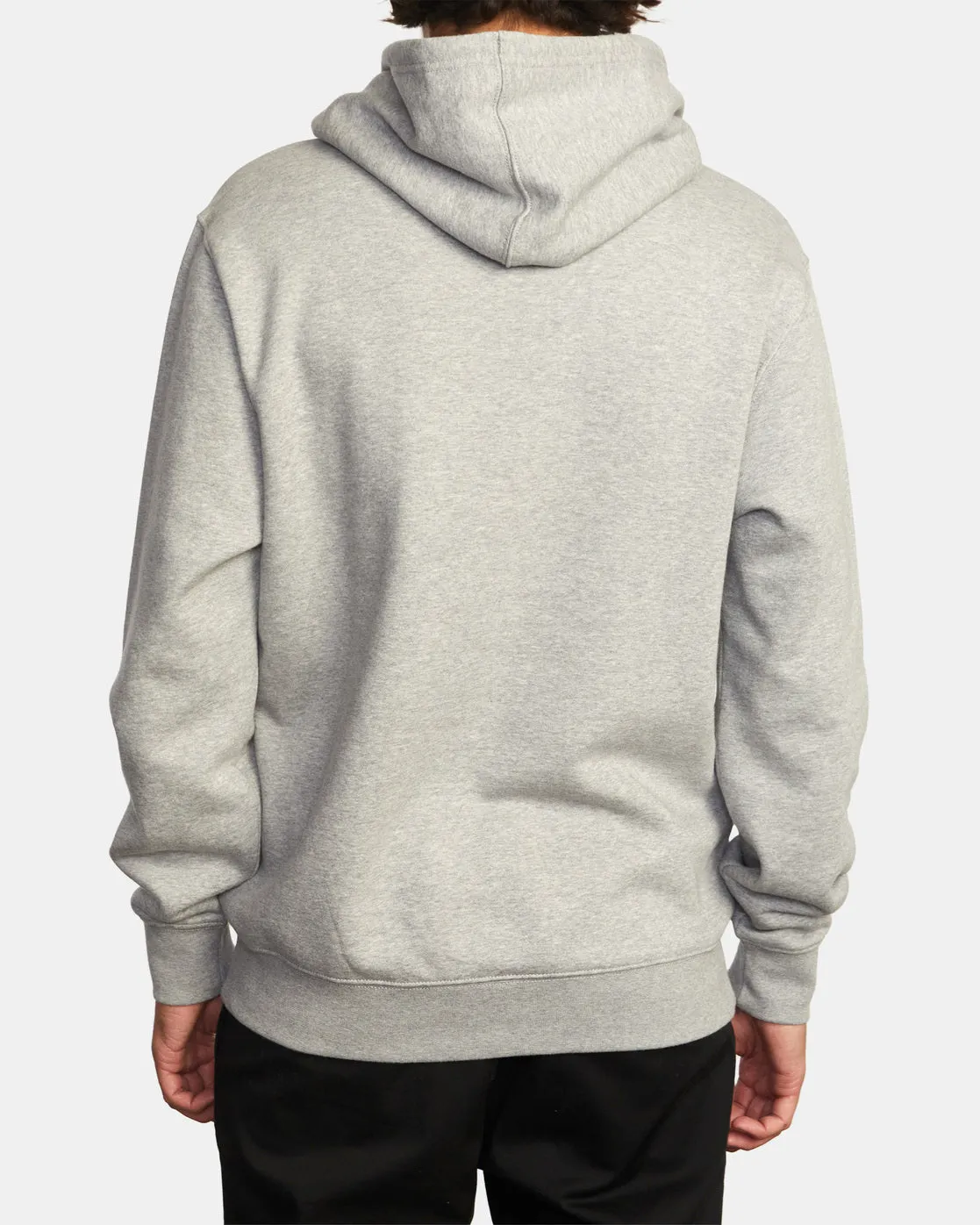 Big RVCA Pullover Hoodie - Athletic Heather