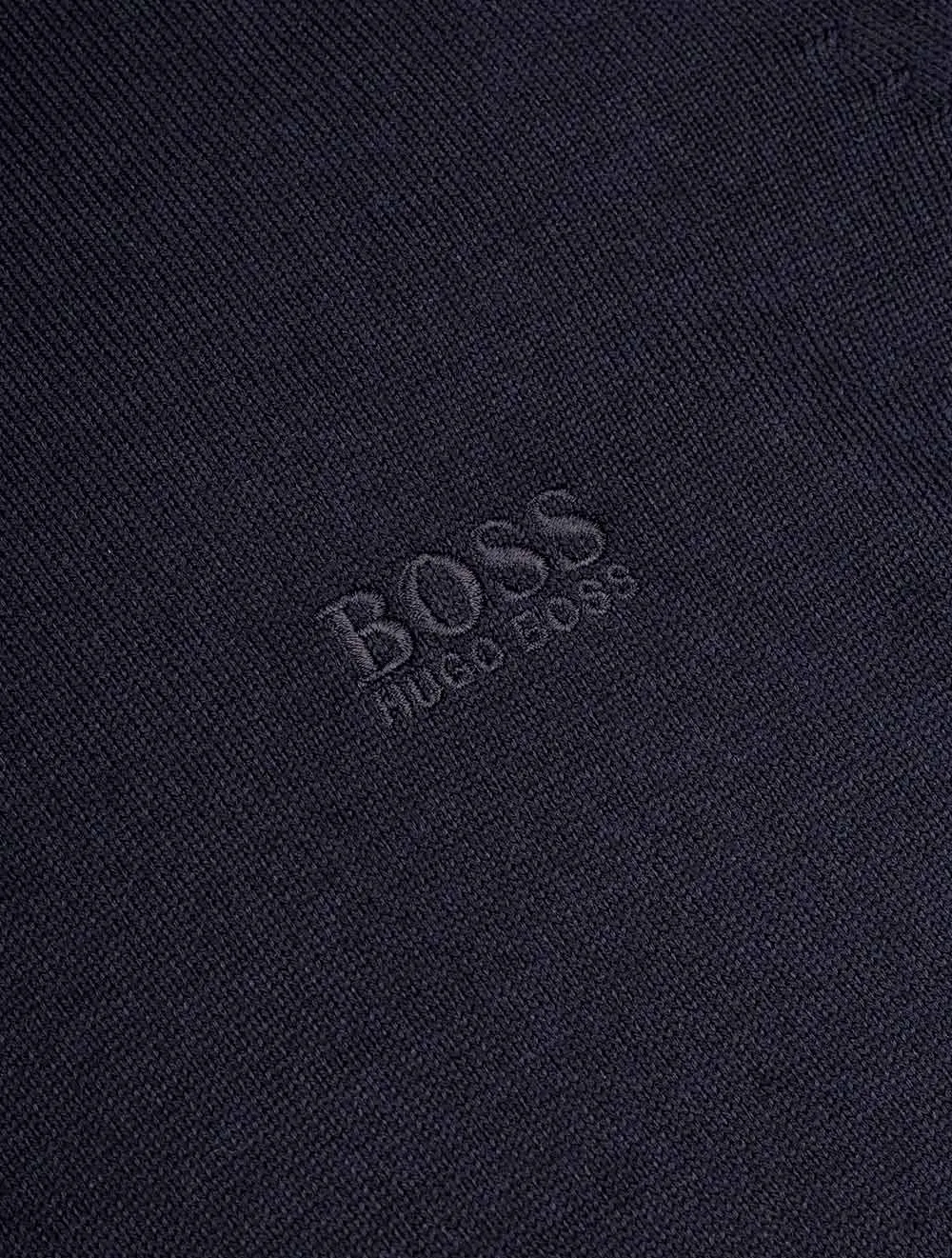 Bono Longsleeve Knitted Polo Navy