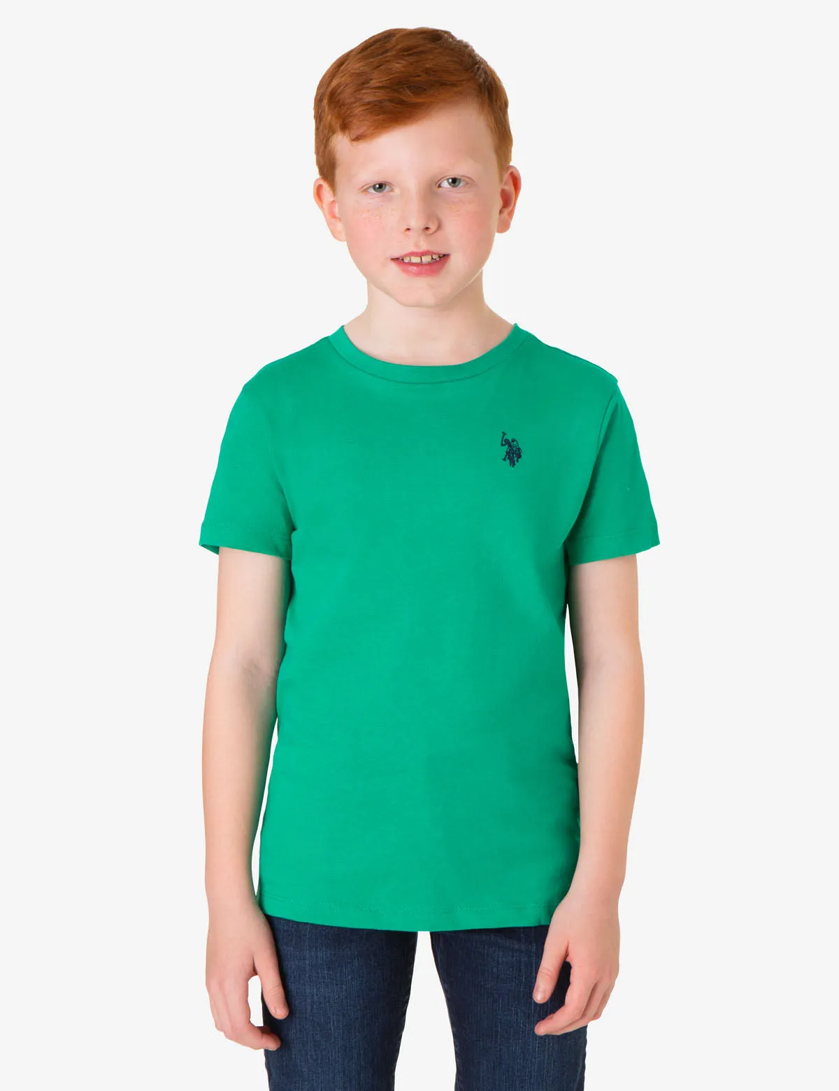 BOYS BASIC CREW NECK T-SHIRT