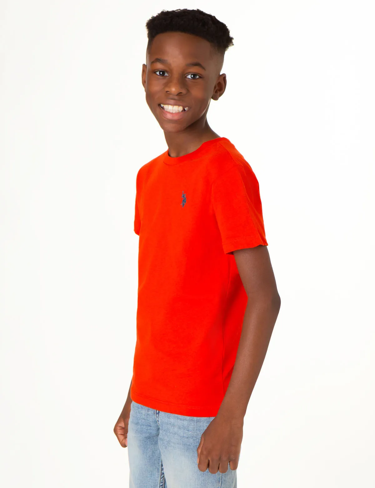 BOYS BASIC CREW NECK T-SHIRT