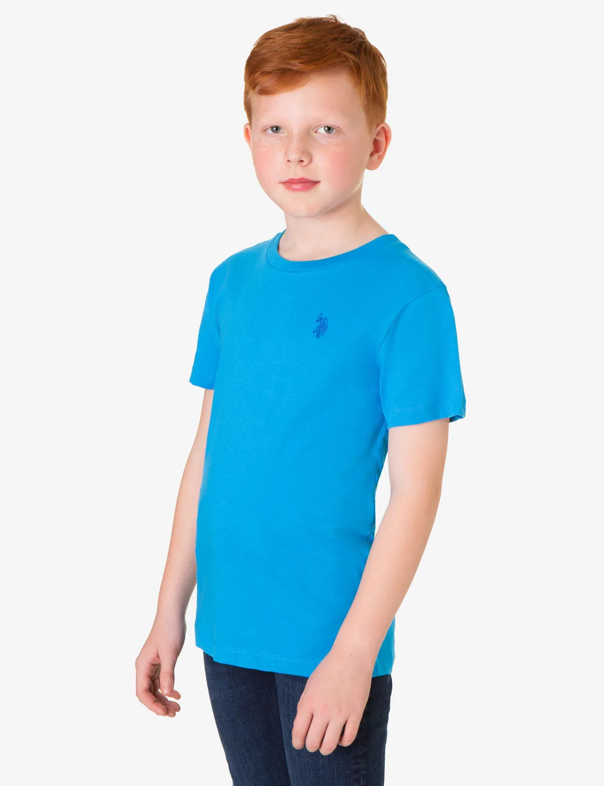 BOYS BASIC CREW NECK T-SHIRT