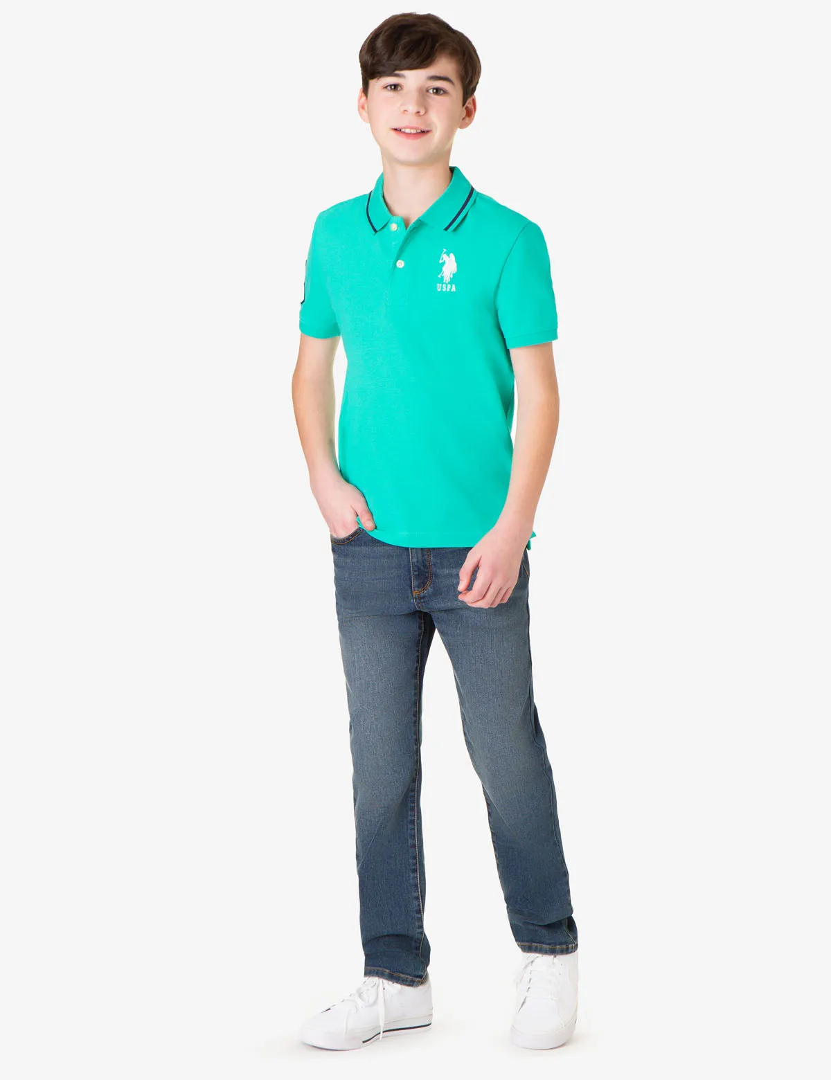 BOYS PIQUE POLO SHIRT