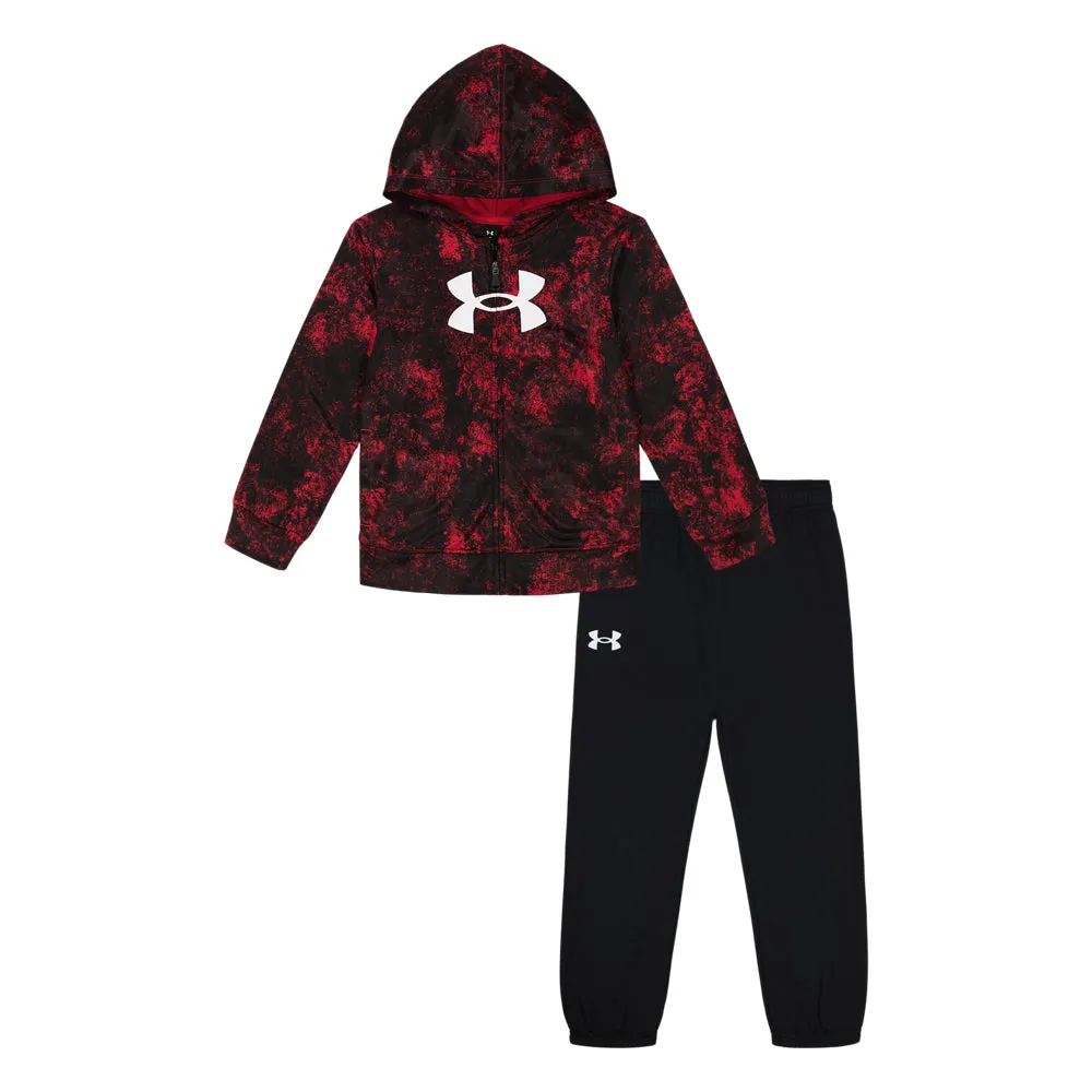 Boys' Under Armour Infant Printed Full-zip Hoodie 2-Piece Set