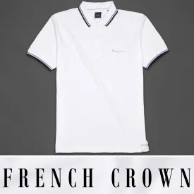 Bright White  Organic Cotton Mercerised Pique Polo