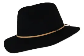 Brixton Wesley Fedora - Black/Light Tan