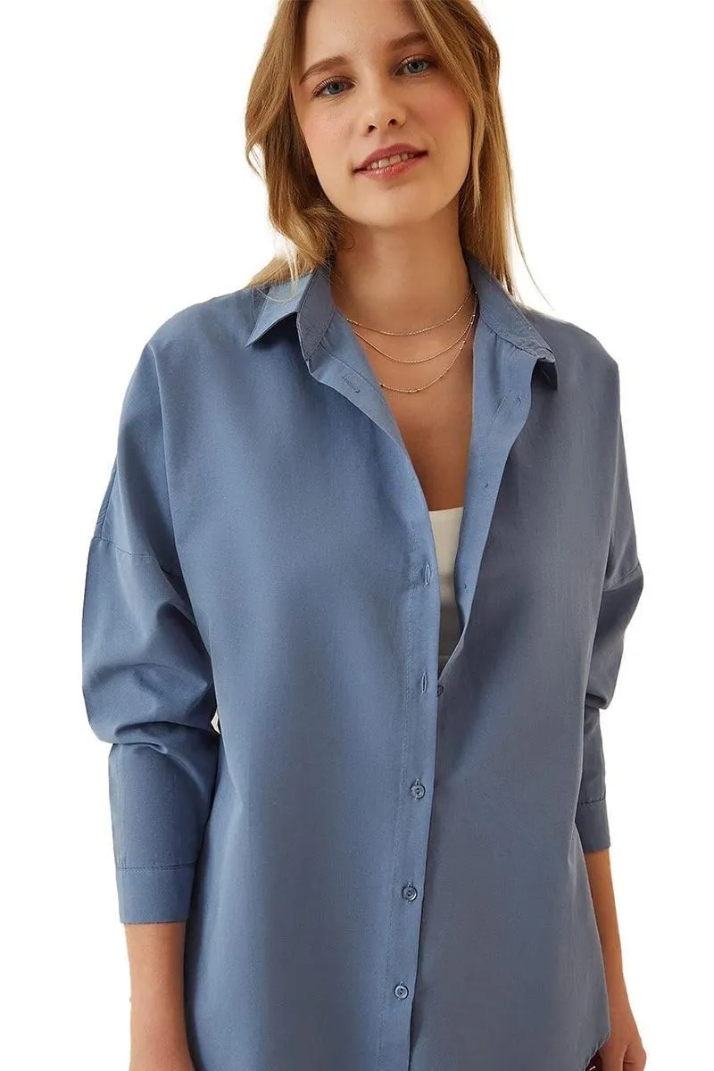 BUTTON DOWN BASIC DAILY WOMEN SHIRTS