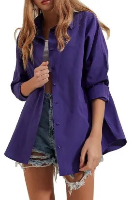 BUTTON DOWN BASIC DAILY WOMEN SHIRTS