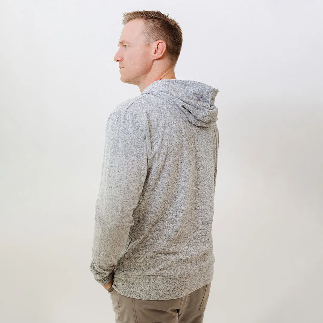 BYU Men's Travel Hoodie, Heather Grey