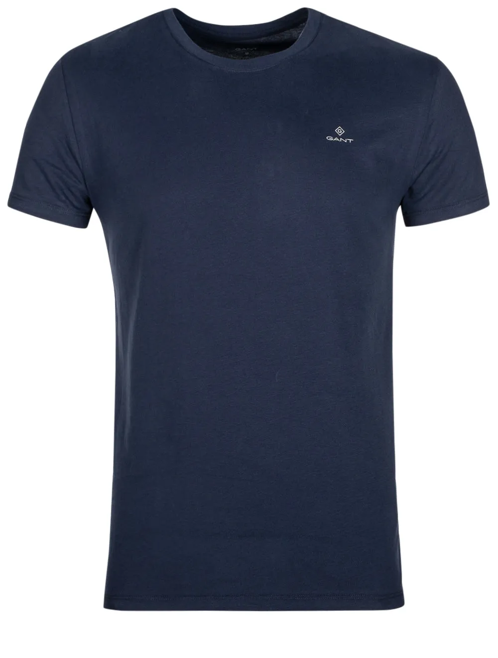 C-neck T-shirt 2-pack Navy White