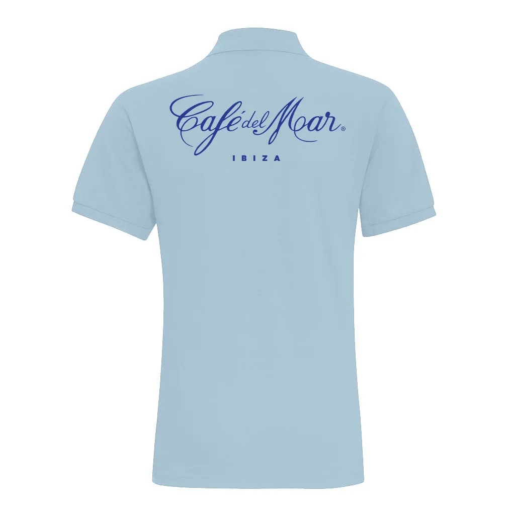 Café del Mar Ibiza Blue Logo Men's Polo T-Shirt