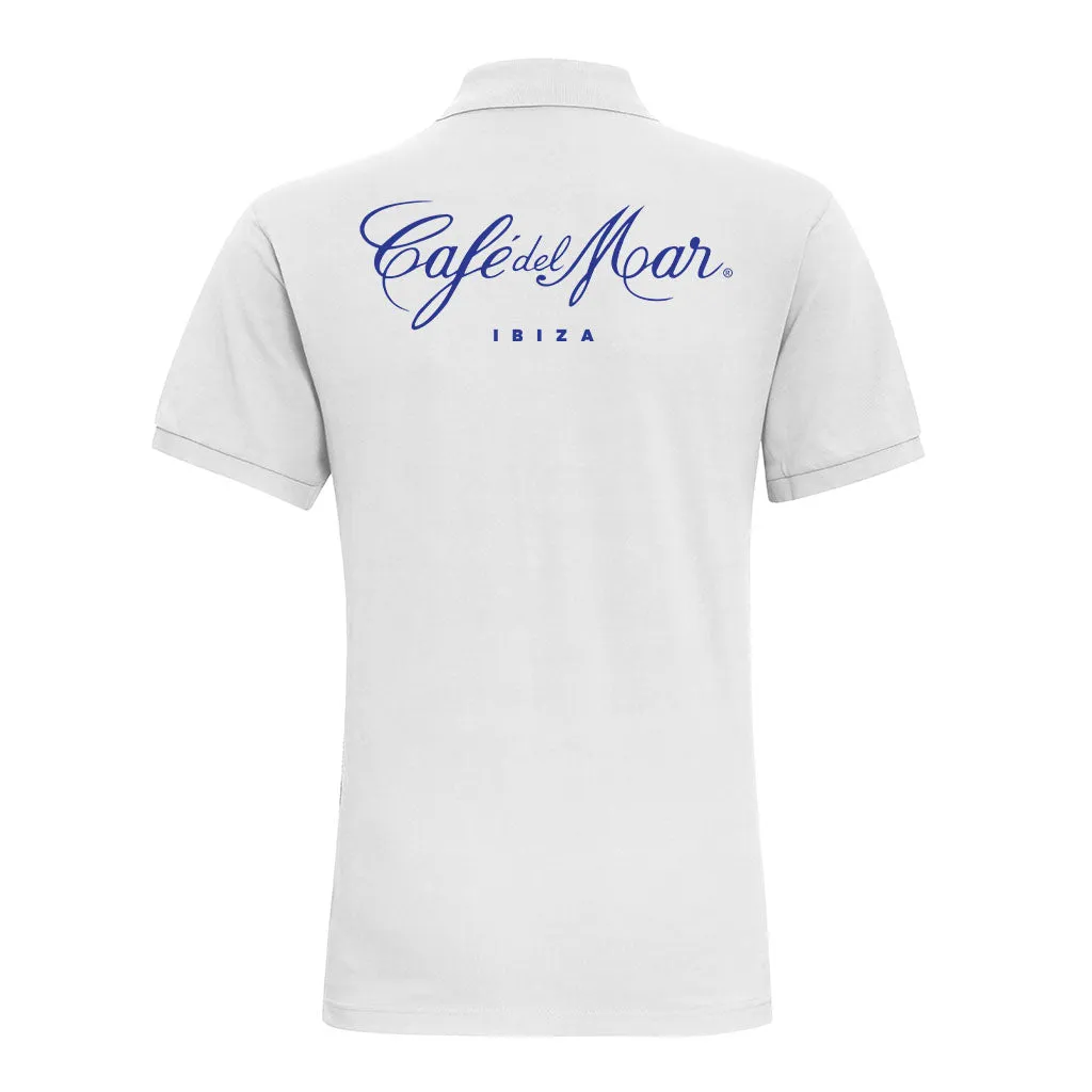 Café del Mar Ibiza Blue Logo Men's Polo T-Shirt