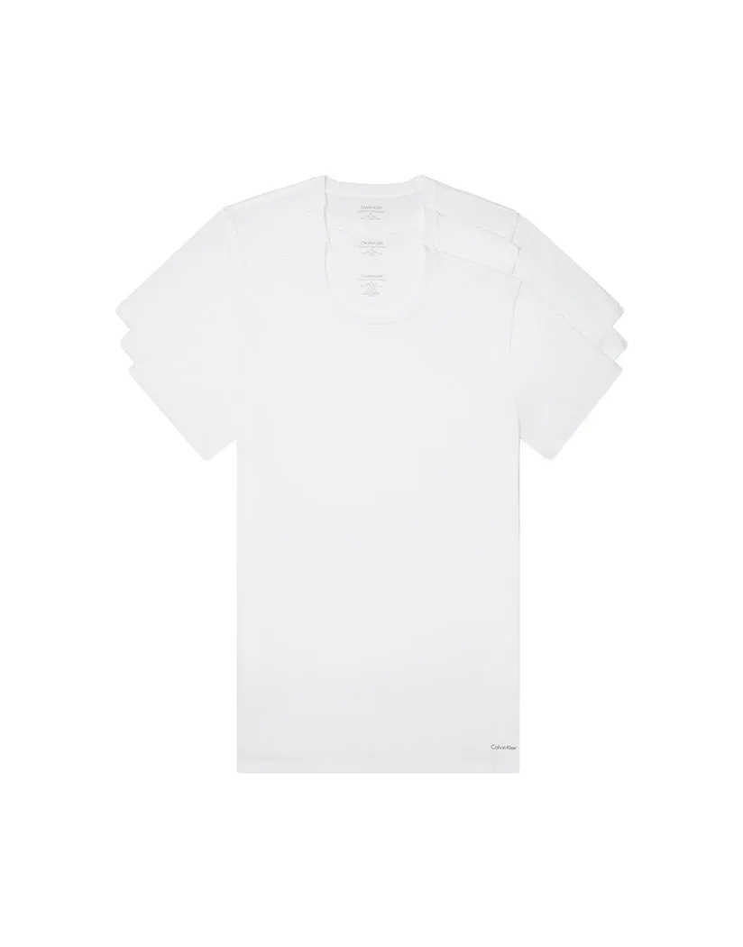 Calvin Klein Cotton Classics 3 Pack Short Sleeve Crew Neck T-Shirt NB4011