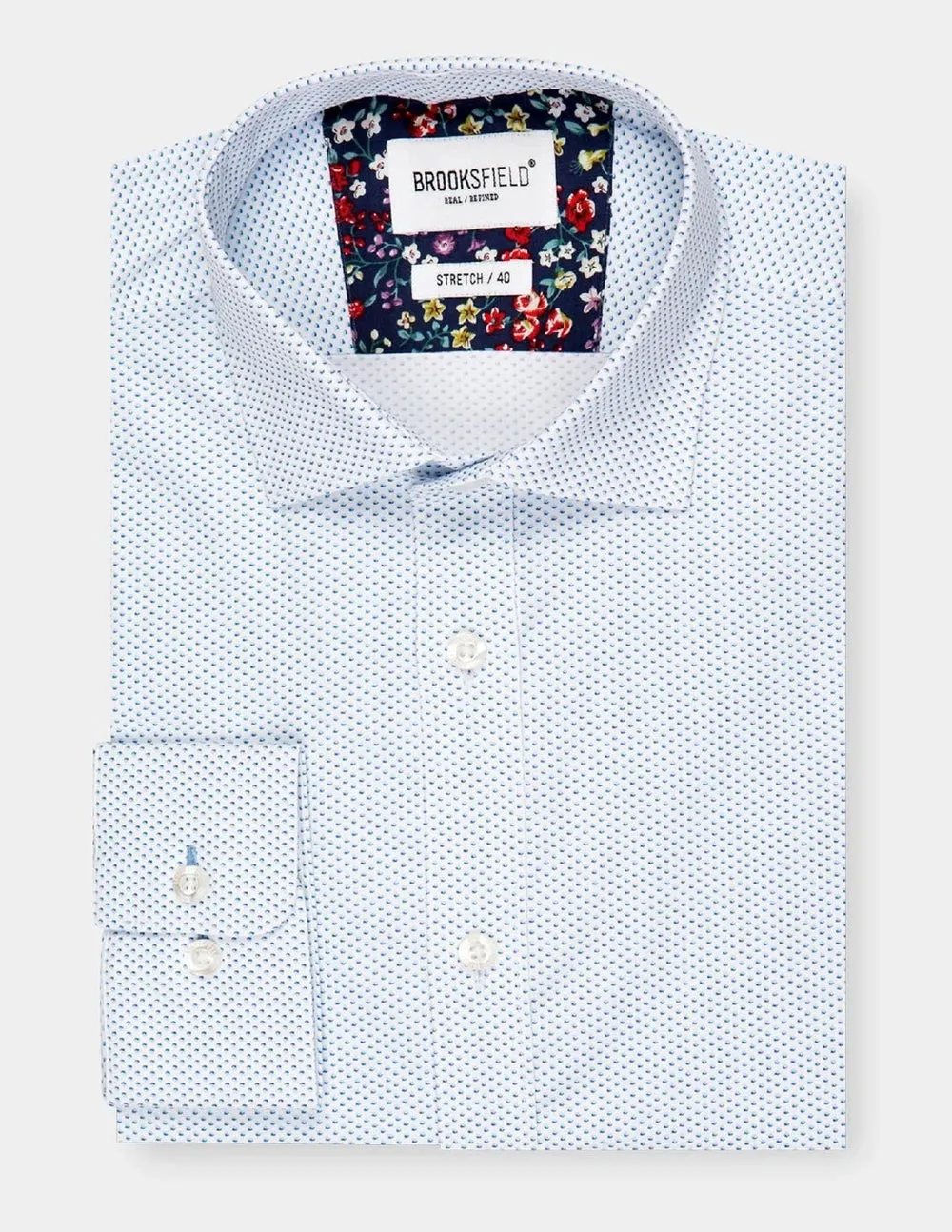 Career Stretch Print Shirt