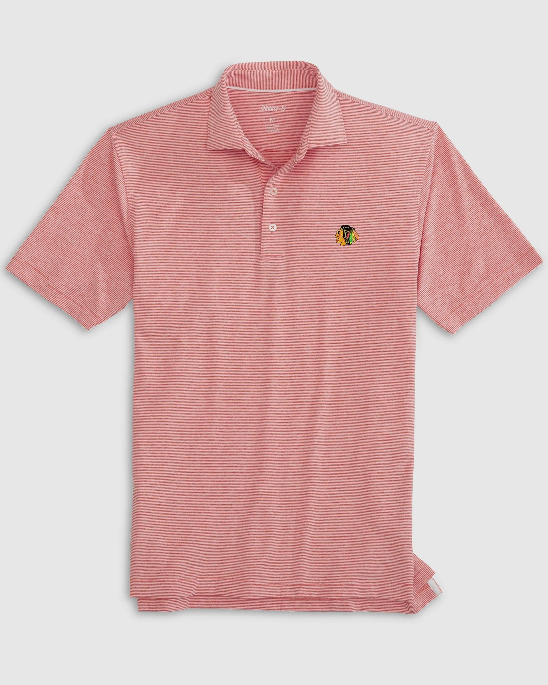 Chicago Blackhawks Lyndonn Striped Jersey Performance Polo