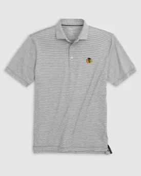 Chicago Blackhawks Lyndonn Striped Jersey Performance Polo