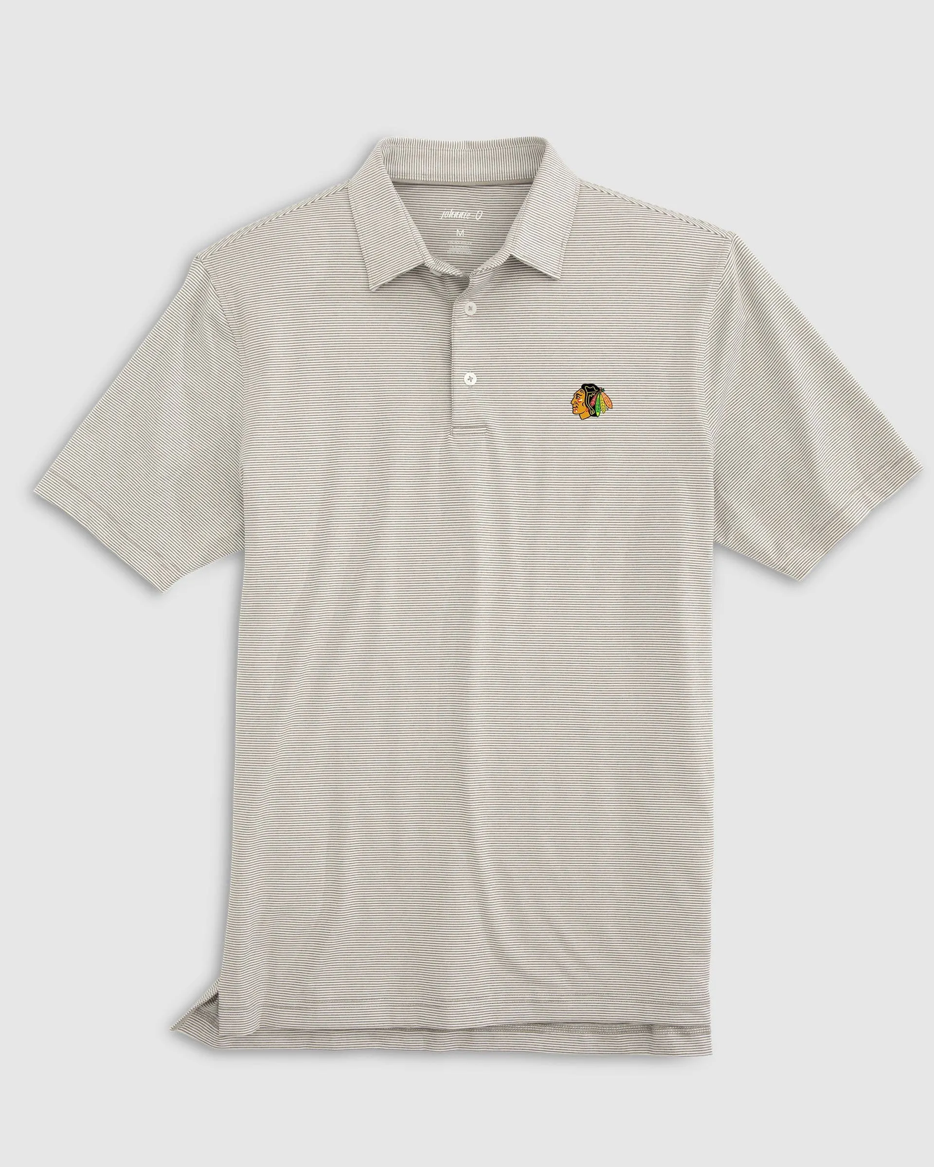 Chicago Blackhawks Lyndonn Striped Jersey Performance Polo