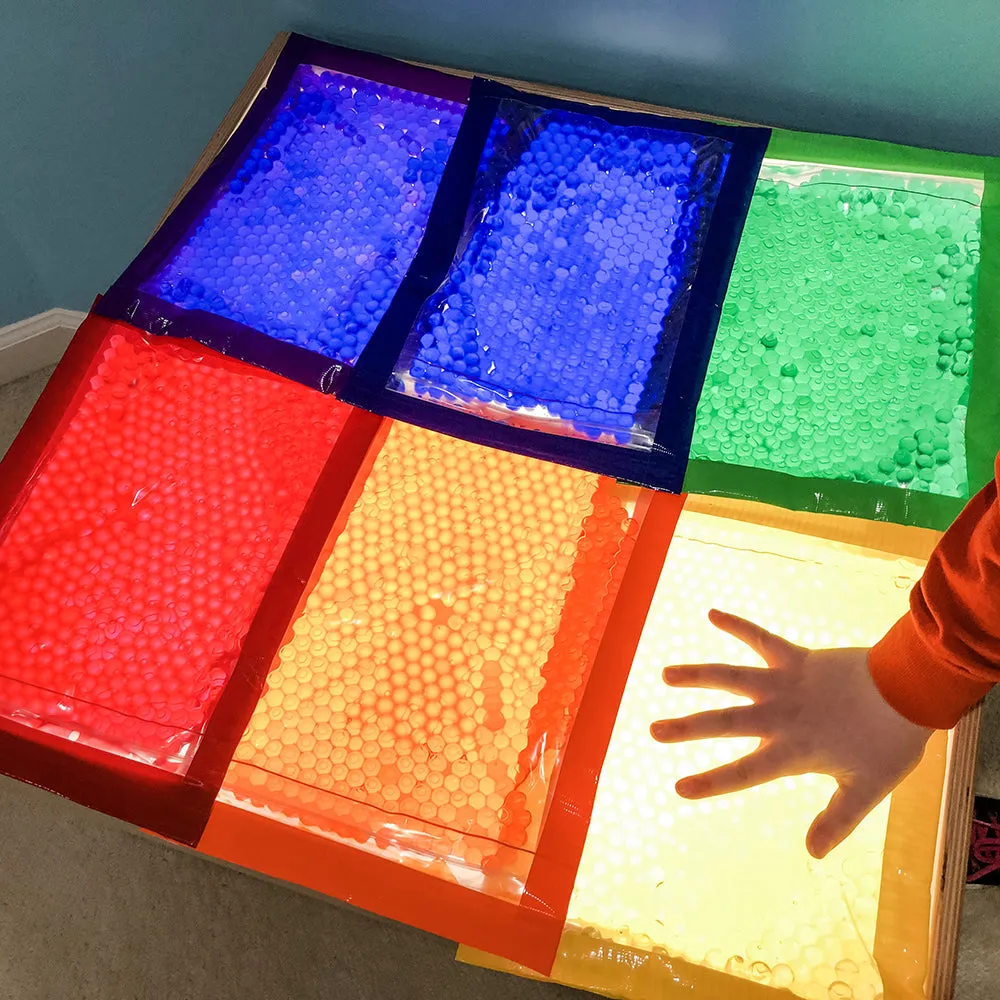 Child-Size LED Light Table with Storage