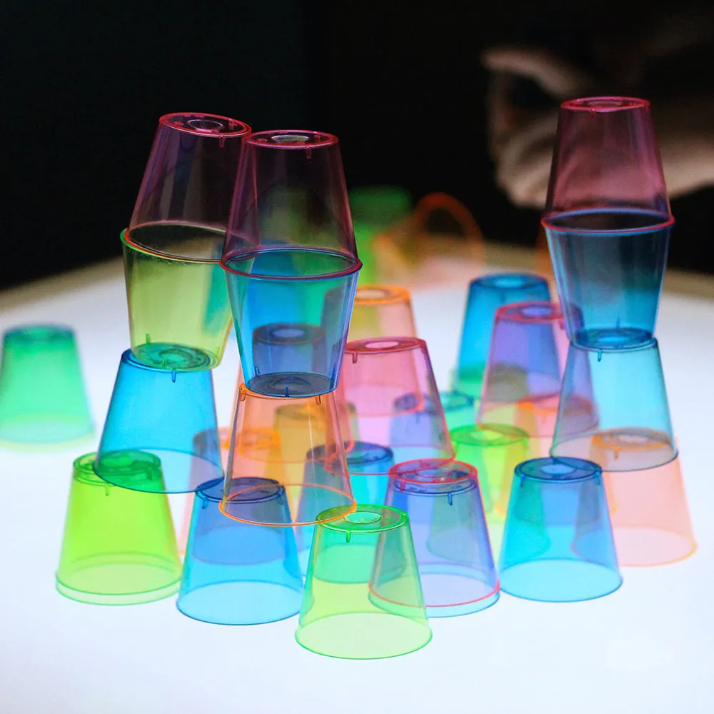 Child-Size LED Light Table with Storage