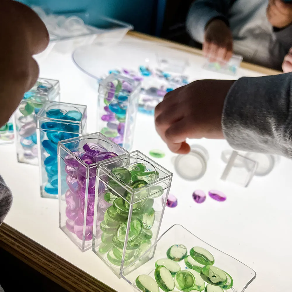 Child-Size LED Light Table with Storage