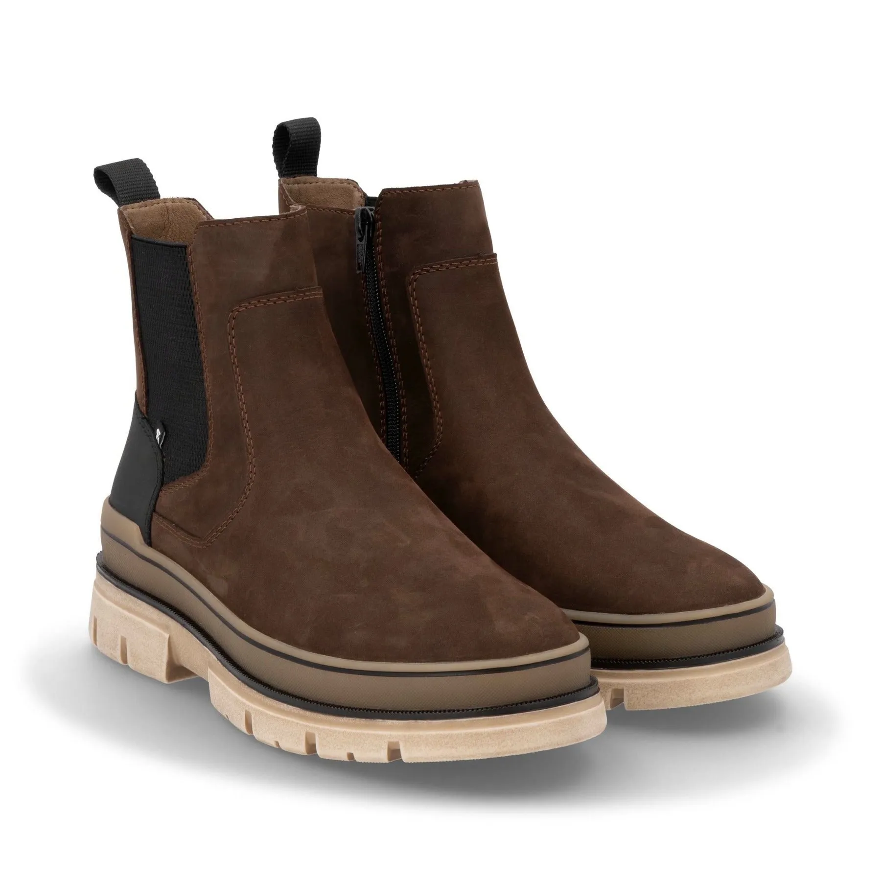 Cigar Zip Up Chelsea Boot