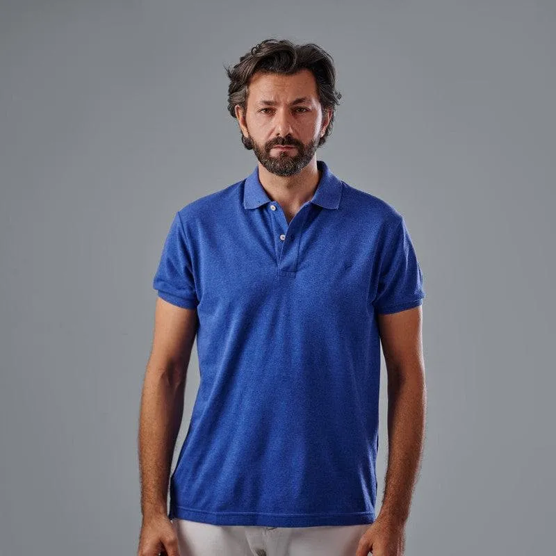 Classic Fit Polo Shirt  - BLUE FONSE