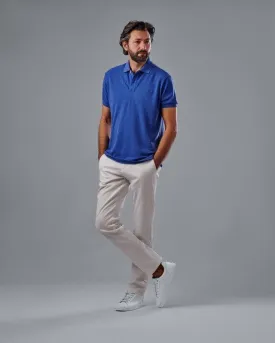 Classic Fit Polo Shirt  - BLUE FONSE