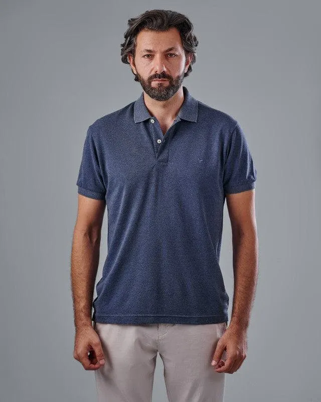 Classic Fit Polo Shirt  - NAVY