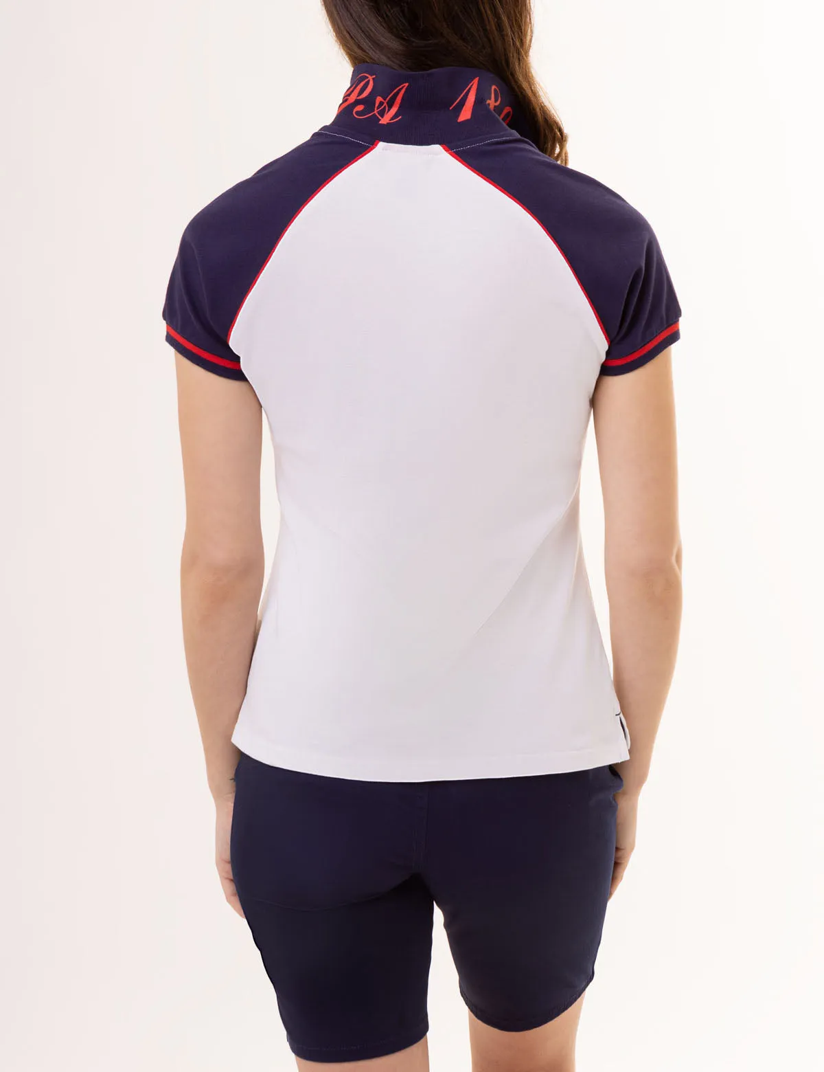 COLORBLOCK RAGLAN POLO SHIRT