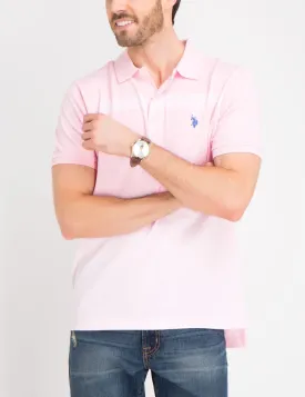 COLORBLOCK STRIPED PIQUE POLO SHIRT