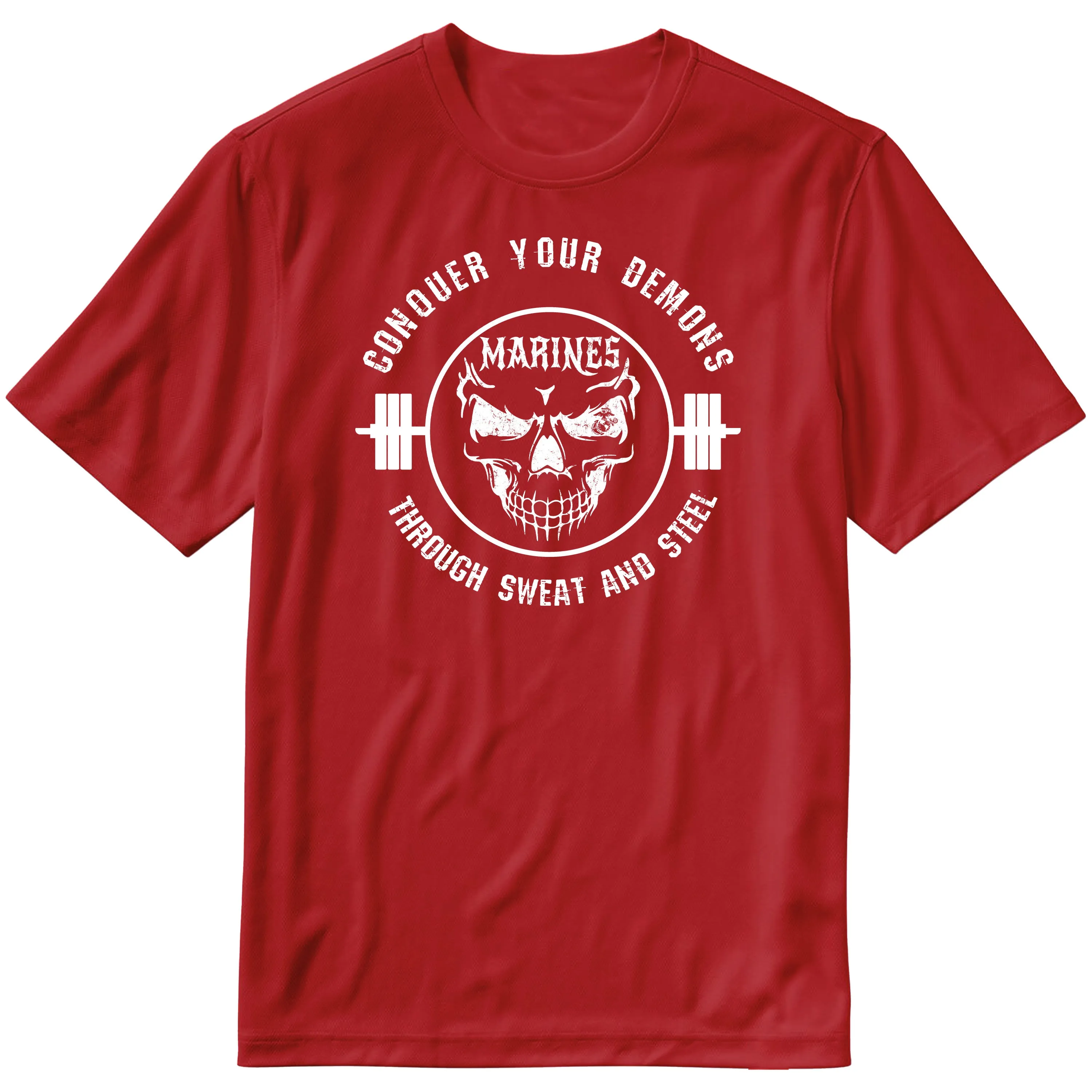 Combat Charged Conquer Your Demons Performance Tee