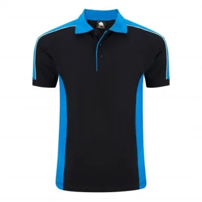 Contrast Avocet Uniform Polo Shirt with Piping -1188