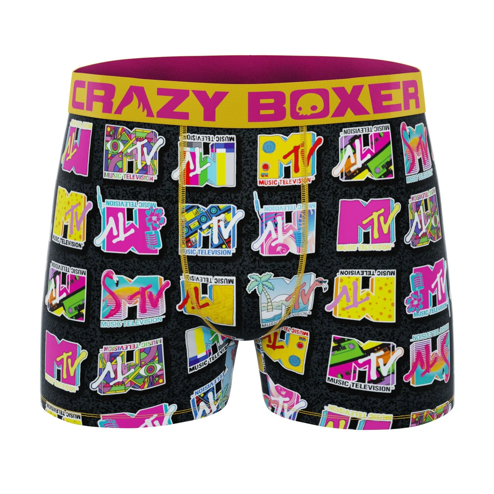 CRAZYBOXER MTV Men's Boxer Briefs (Pack 2