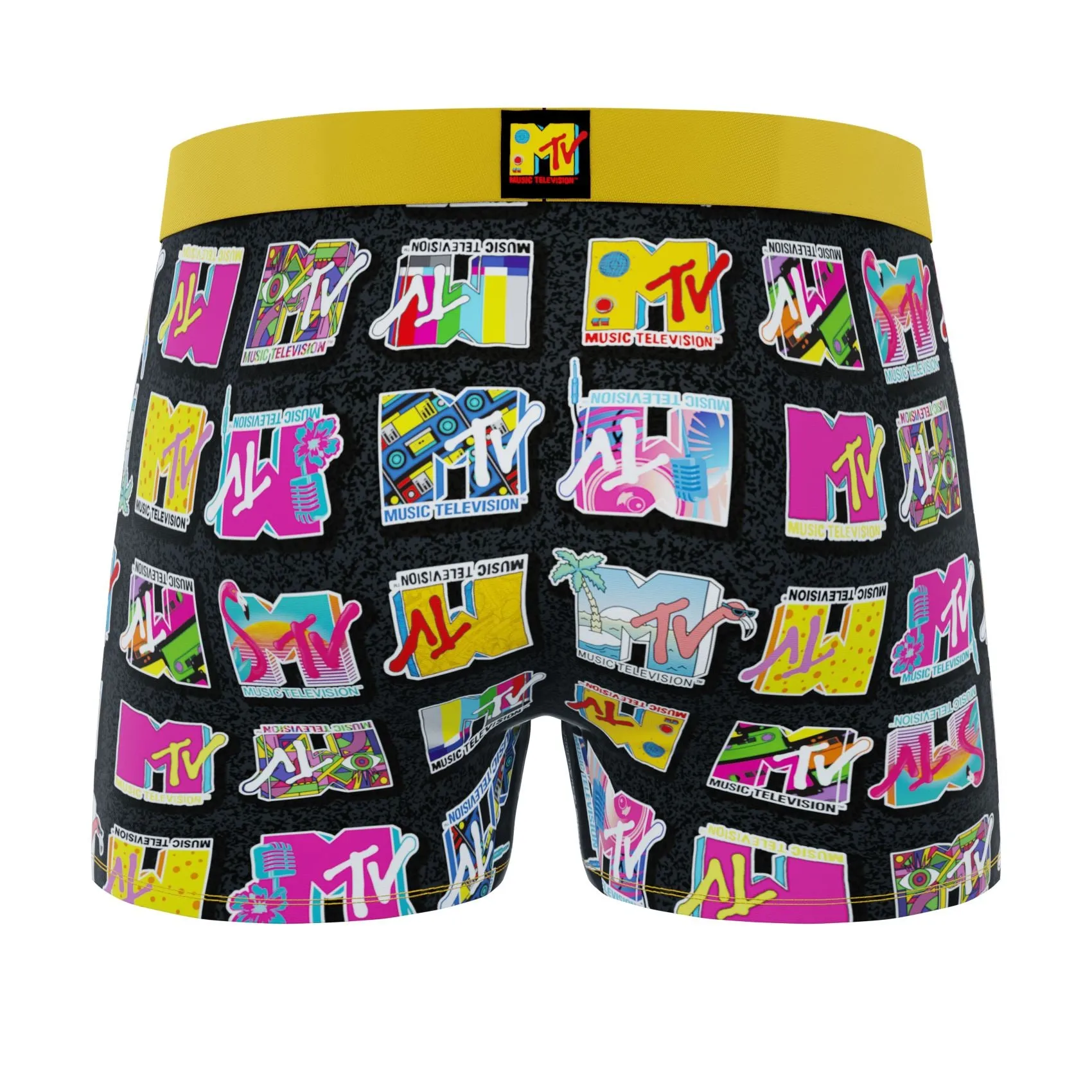 CRAZYBOXER MTV Men's Boxer Briefs (Pack 2