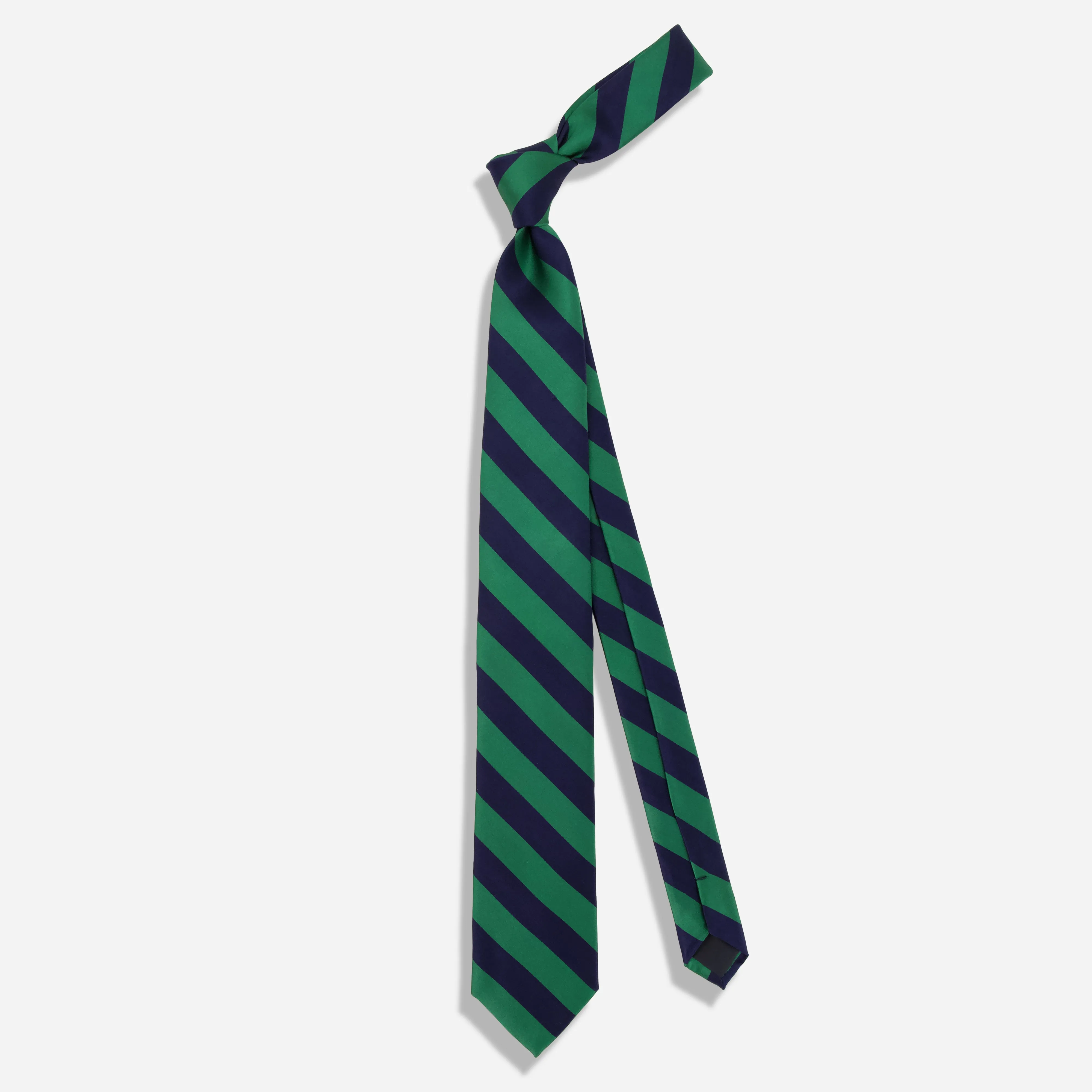 Crosby Repp Stripe Kelly Green Tie