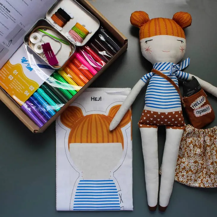 Doll DIY kit - Ginger