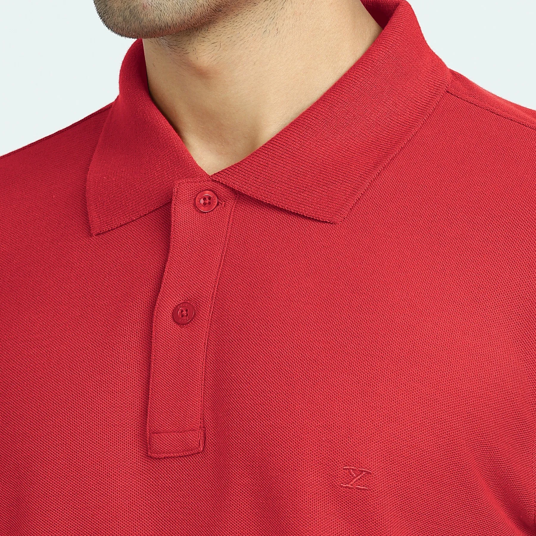 Element Combed Cotton Polo T-shirts Rio Red