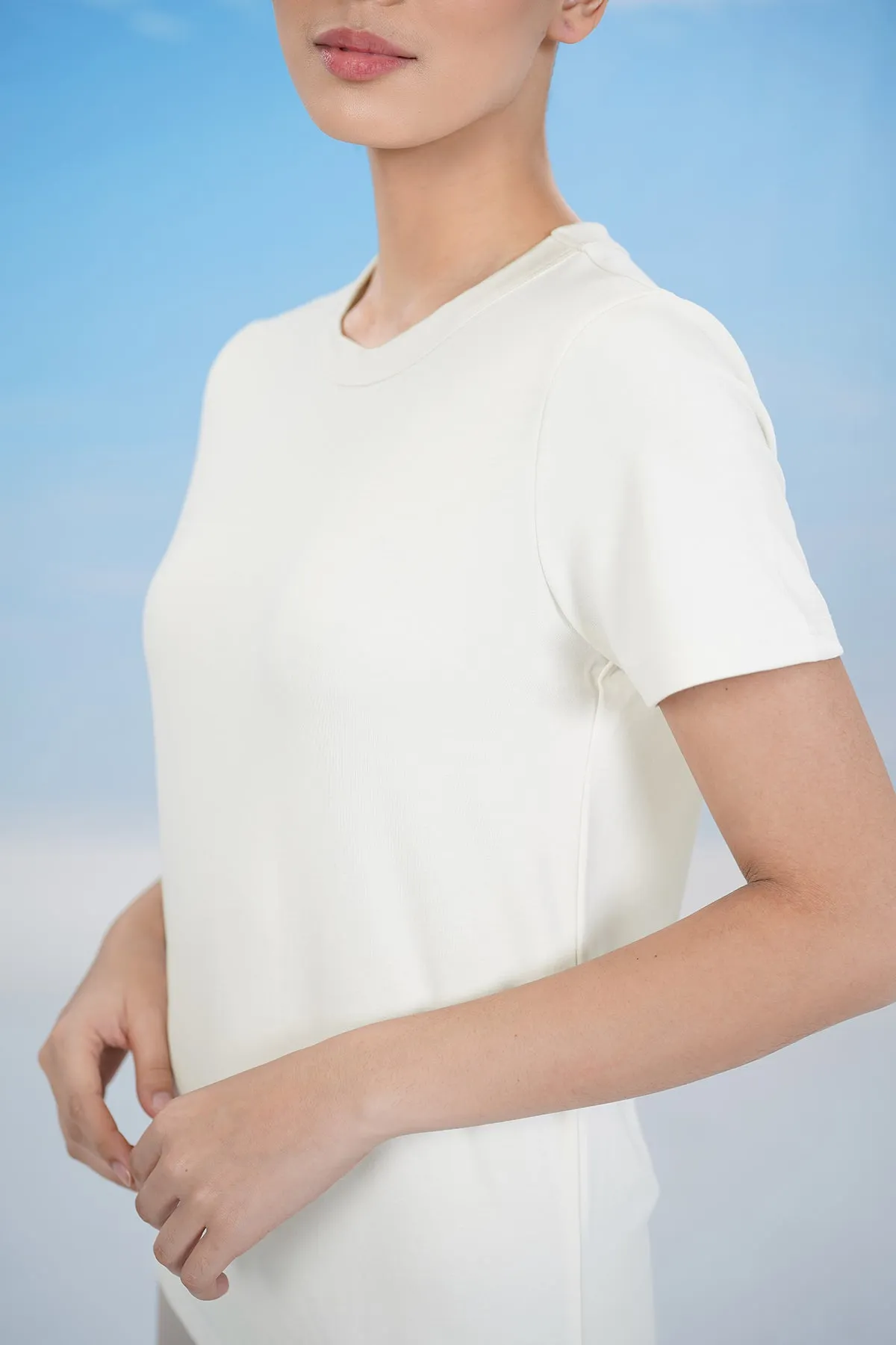 Everyday Inner Short Sleeves - Egret