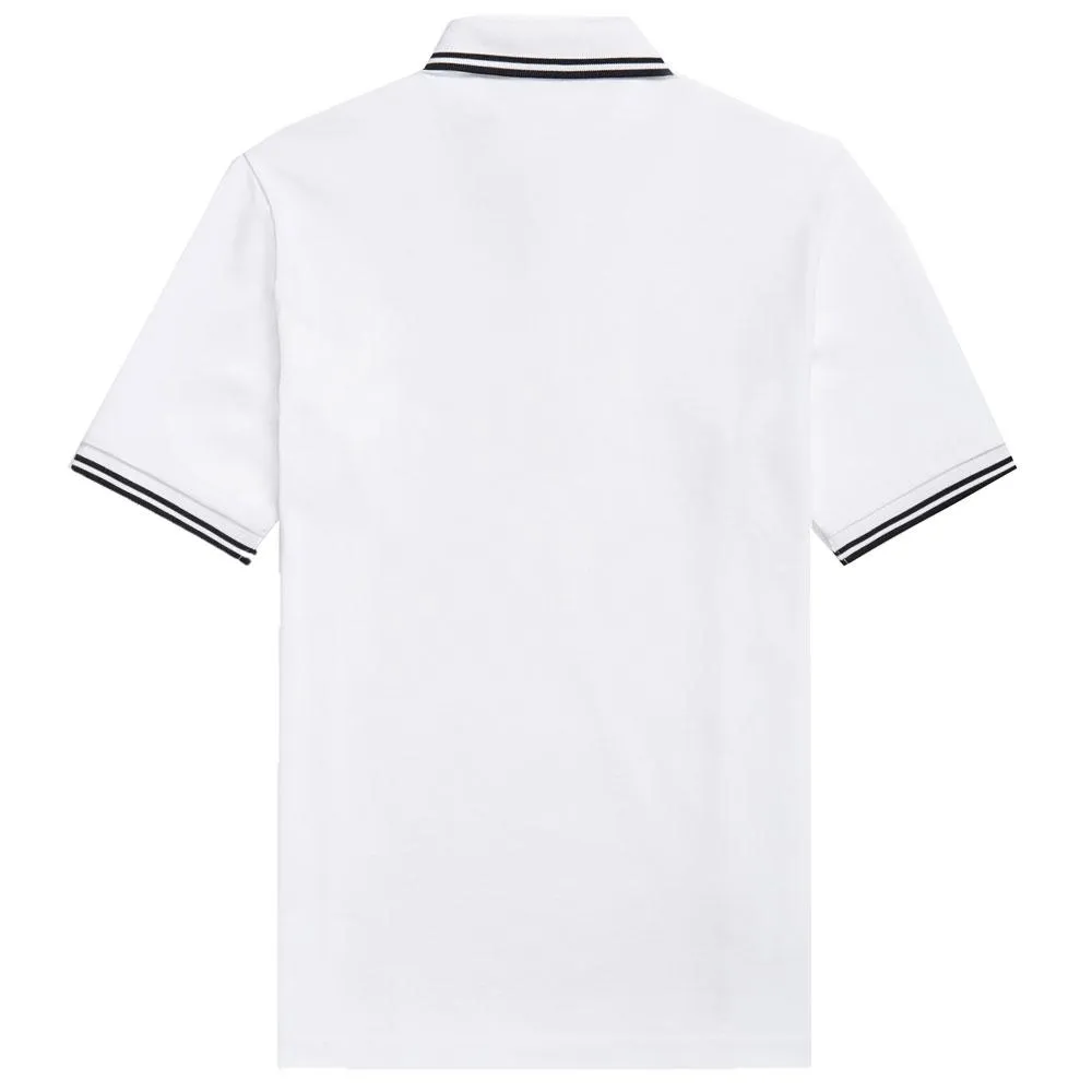 Fred Perry Made in Japan Pique Polo Shirt - White M102