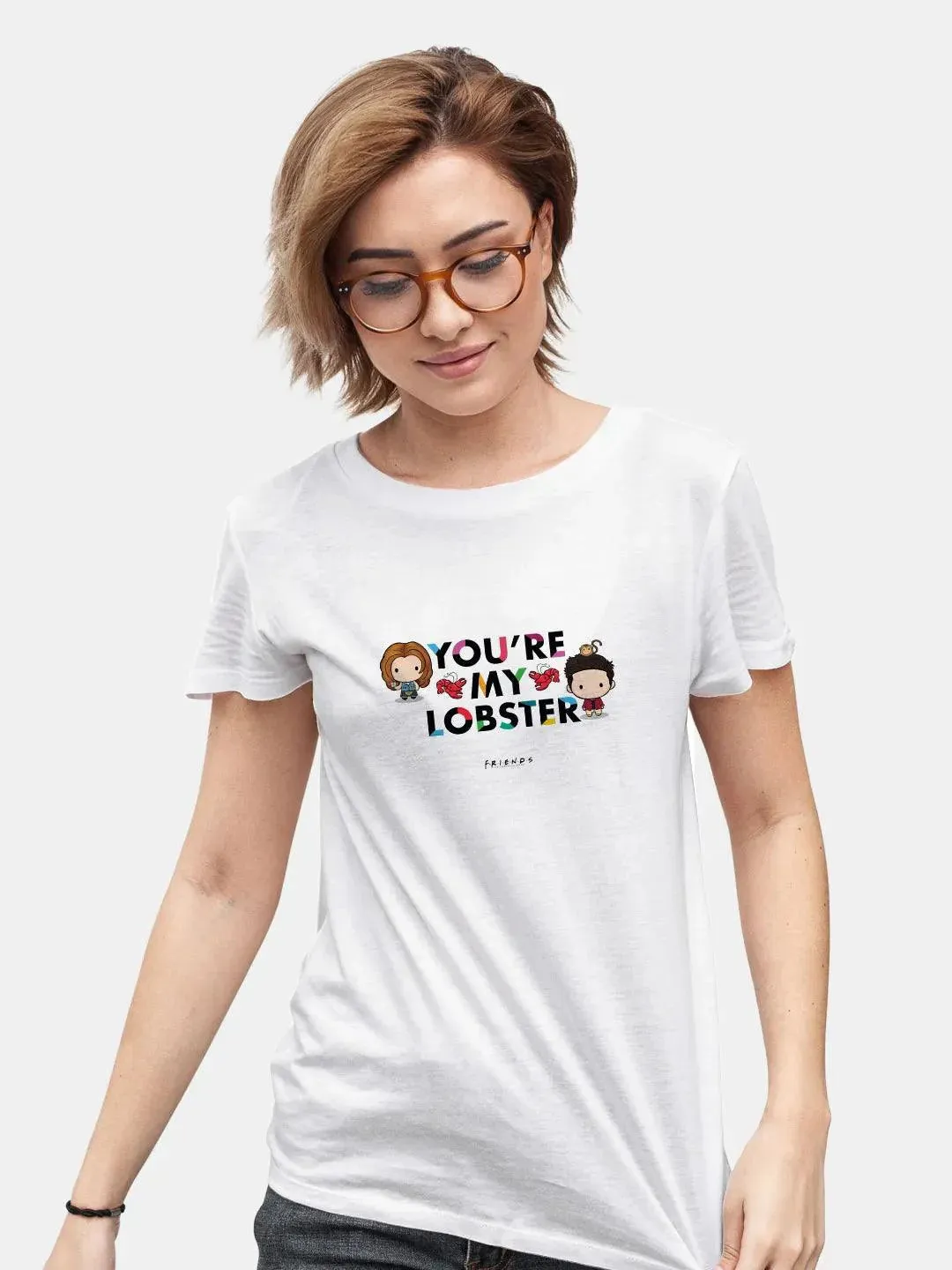 Friends You Are My Lobster Women Tshirt (Select From Drop Down Menu) (No Cod Allowed On This Product)- Prepaid Orders Only