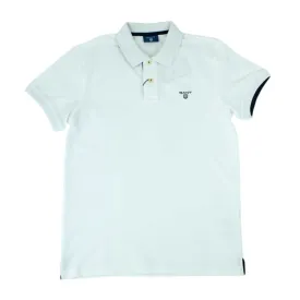 Gant Contrast Collar White Golfer