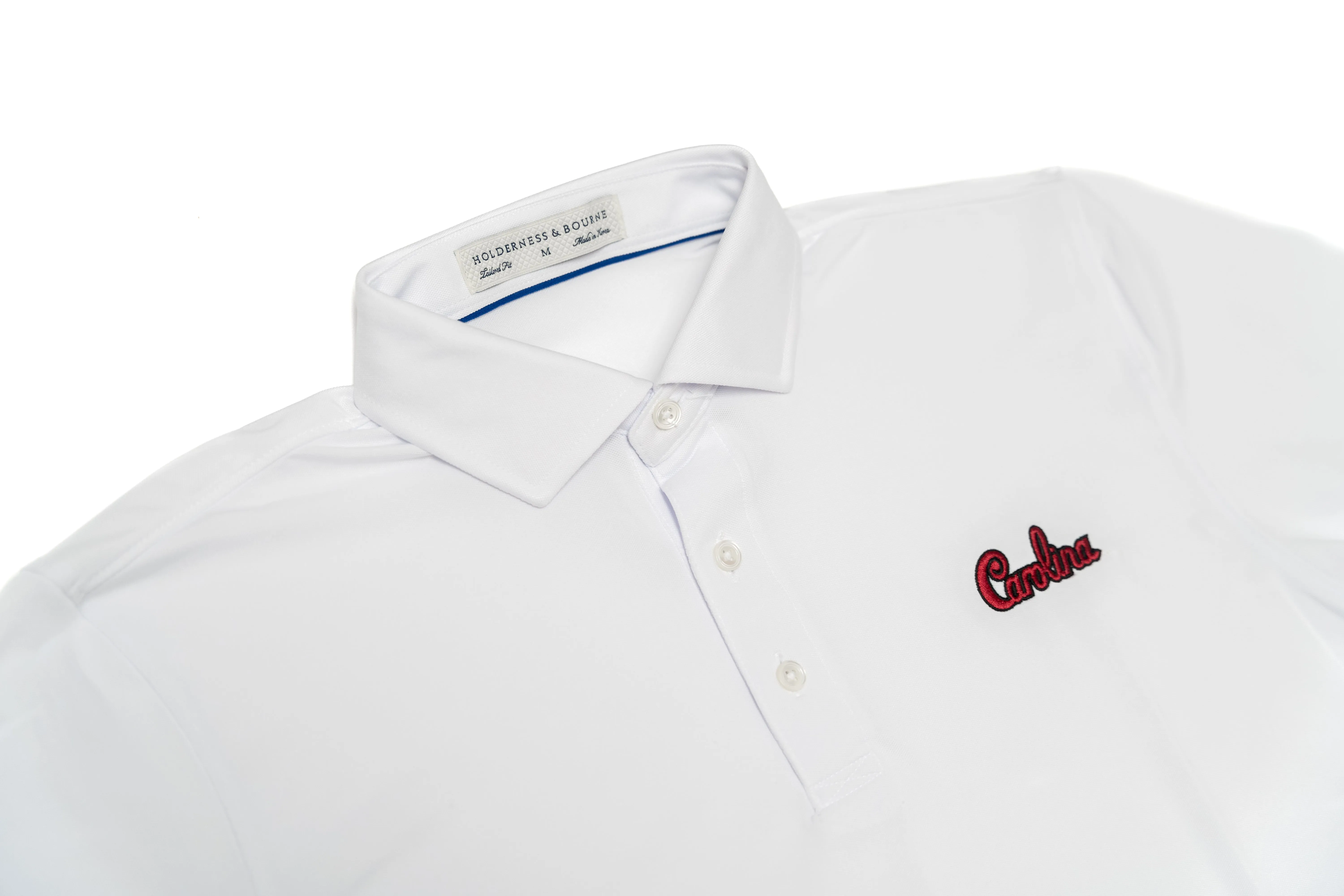 Holderness & Bourne The Macdonald Shirt White Gamecock Script