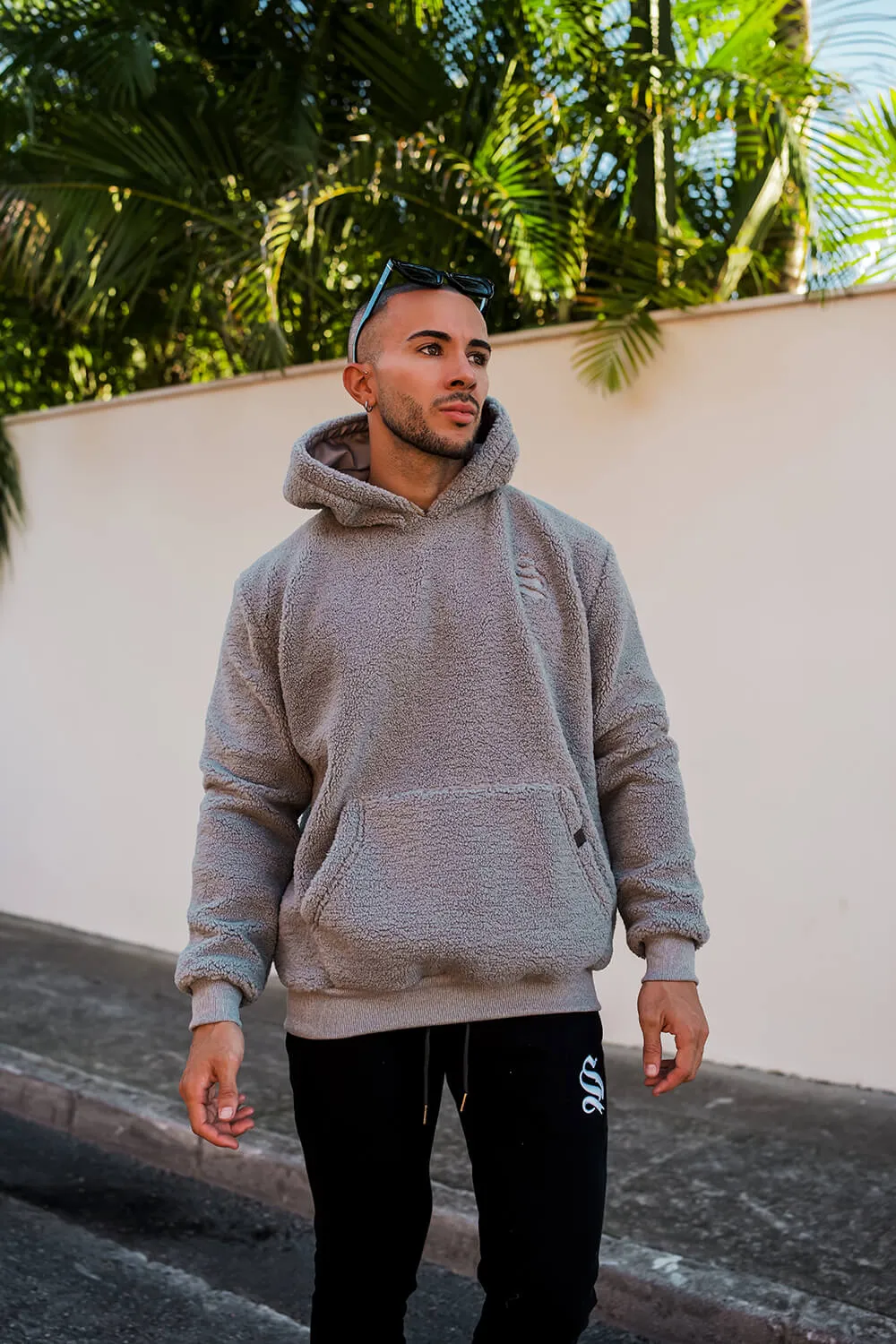 Iconic Borg Hoodie - Grey