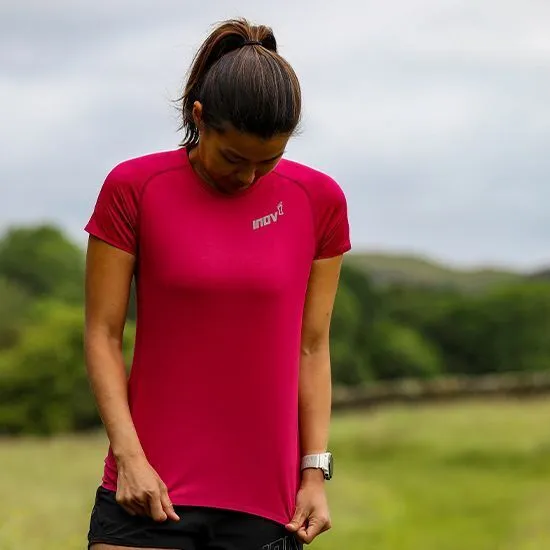 inov-8 Base Elite SS Tee | Pink | Womens