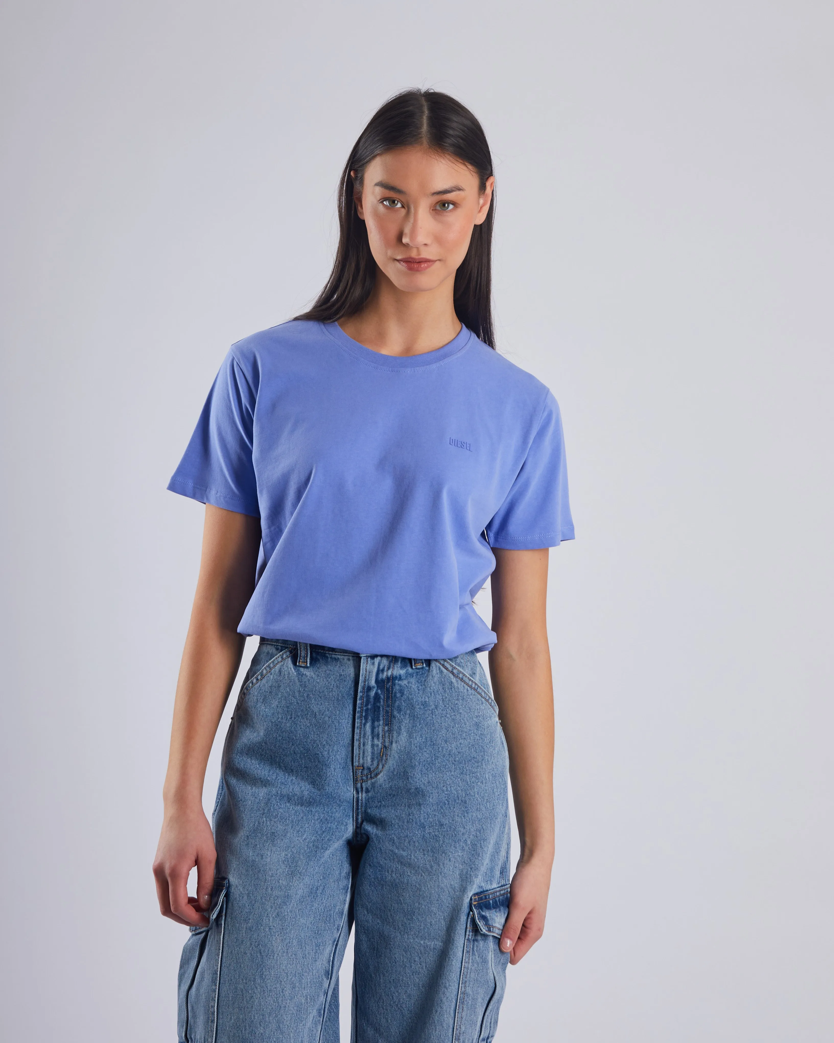 Jada Basic O Neck Blueberry Crush