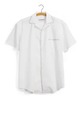 JONNY | Short Sleeve Shirt | White