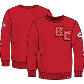 Kansas City Chiefs RED/WHITE VARSITY CREW - FANATICS