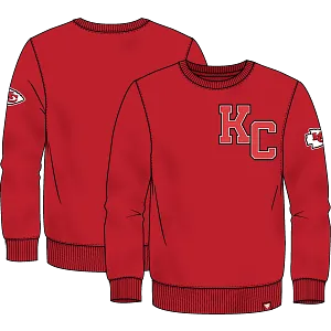 Kansas City Chiefs RED/WHITE VARSITY CREW - FANATICS