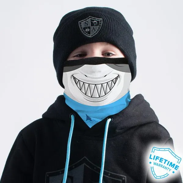 Kids Fleece Face Shield® | Baby Shark