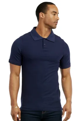 KNOCKER MEN'S SLIM POLO SHIRT (POLO2000_NAVY)